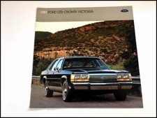 1989 Ford Ltd Crown Victoria Deluxe Original Dealers Sales Brochure Catalog J061 1989 Ford Ltd Crown Victoria Deluxe Original Dealers Sales Brochure Catalog J061