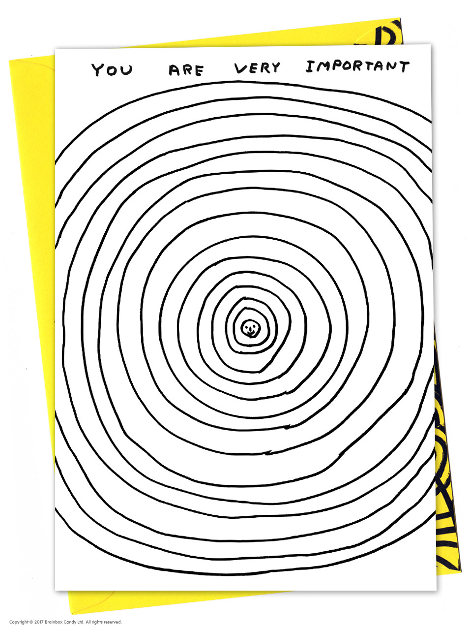 David Shrigley Birthday Greetings Card Funny Comedy Humour Novelty Cheeky Joke