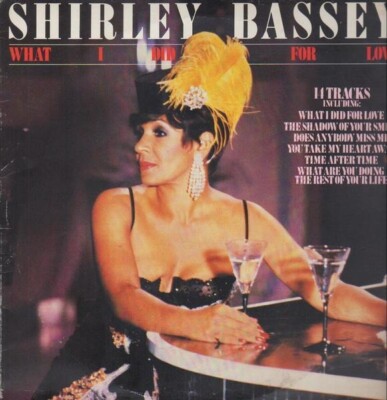 Shirley Bassey What I Did For Love NEAR MINT United Artists Records Vinyl LP