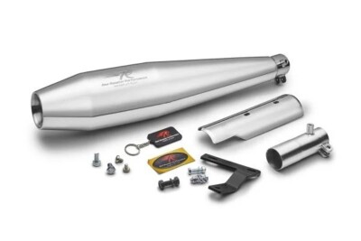 ''RED ROOSTER PEGASUS EXHAUST, POLISH'' FIT FOR HONDA H'NESS CB 350