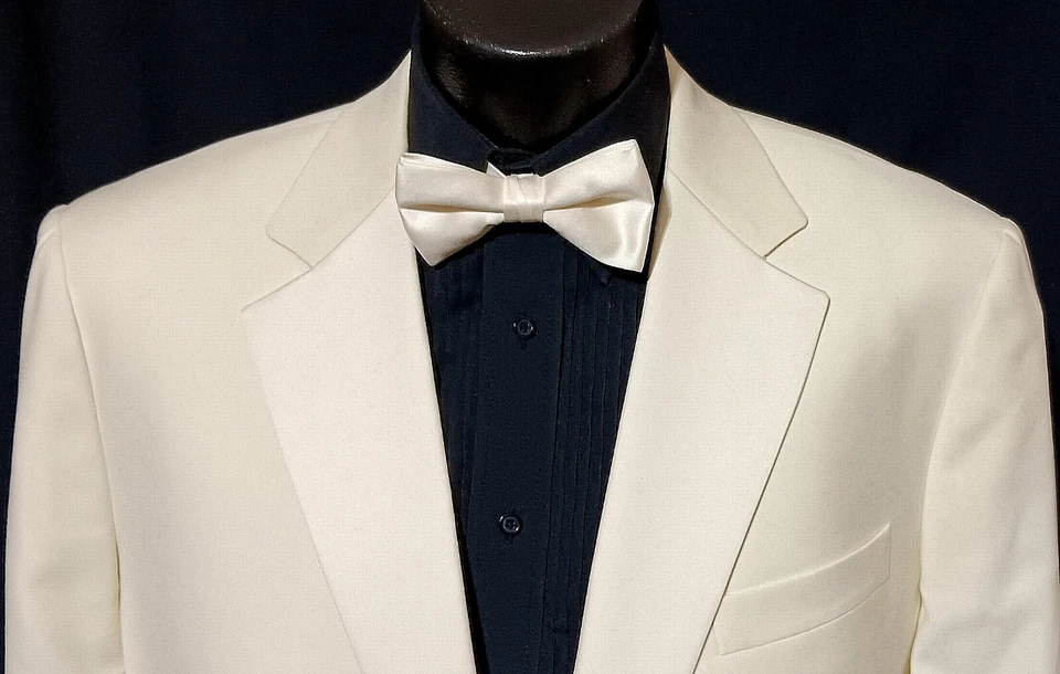 Samuelsohn Tuxedo 44L 双通风口带夏装和领带 — 第 2/4 张图片