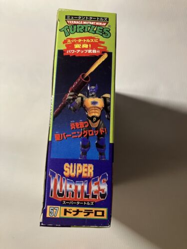 TMNT 1995 JAPANESE SUPER TURTLES Donatello Don 57 Takara Playmates - Picture 4 of 6