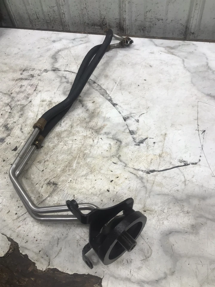 99 MerCruiser 5.7 L EFI 350 GM Vortec V8 Marine Motor remoto filtro de aceite y líneas Foto 2 de 4