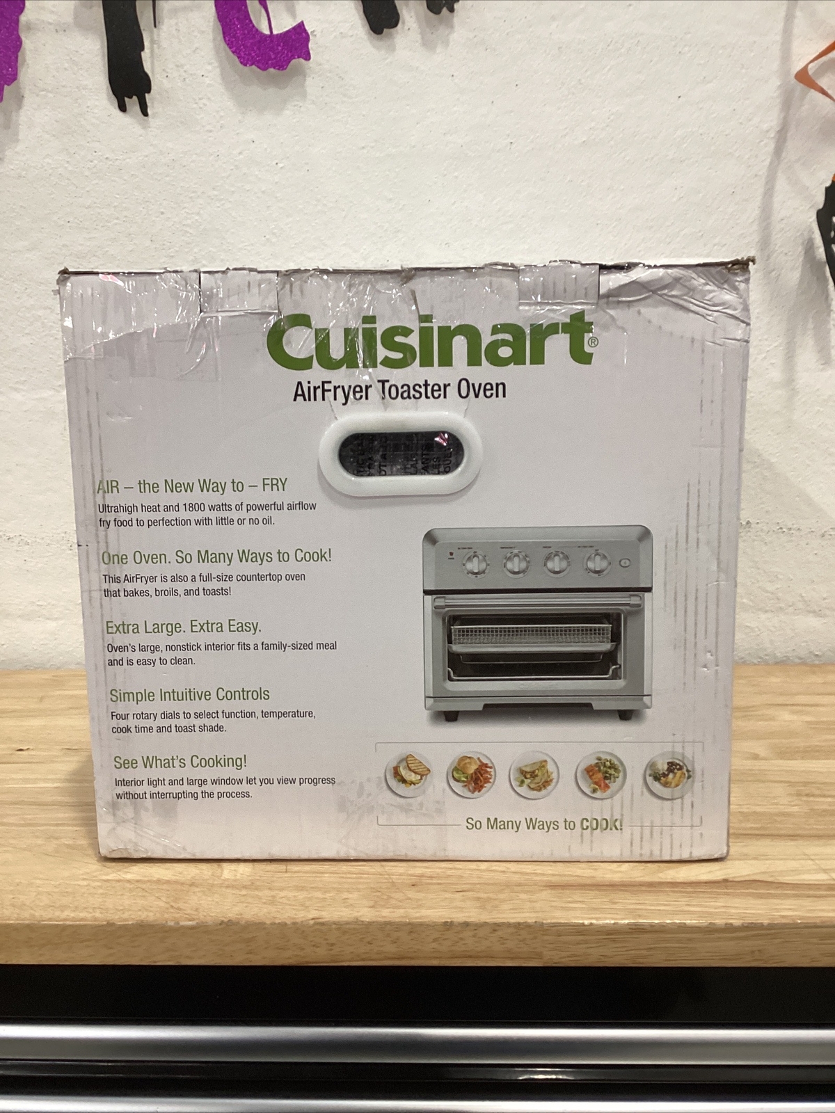 Cuisinart Air Fryer Toaster Oven Stainless Steel CTOA122 eBay
