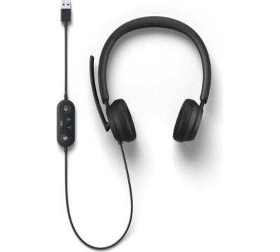 Microsoft Modern USB Headset (6ID-00013) On-Ear kabelgebunden USB schwarz (OVP)