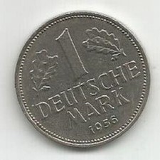 GERMANY 1 MARK 1956 (G)