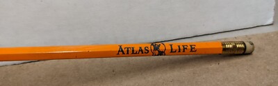 Vintage Atlas Life Insurance Co Strength To Carry Any Load Pencil Old Line Legal