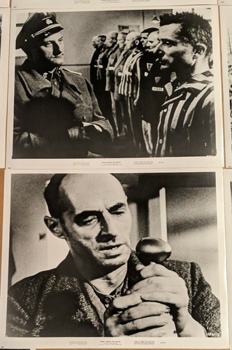NUDI TRA I LUPI 16 foto film orig ebrei campo di concentramento prigionieri 1963 - Foto 6 di 9
