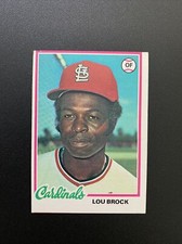 1978 Topps 170 Lou Brock