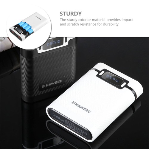 Dual USB Battery Box Kleine Powerbank Mit Schnellladung Tragbare Ladebank - Bild 6 von 12