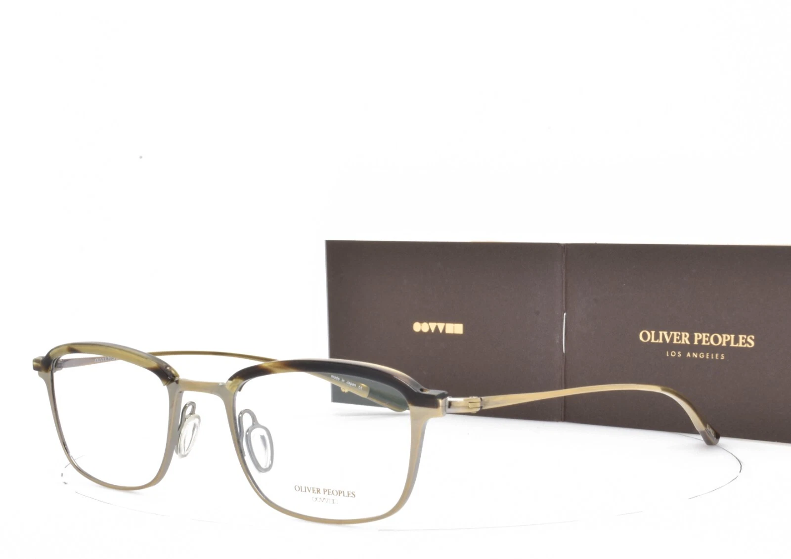 Oliver Peoples Eyeglasses Antique G JAPAN Titanium 47 19 140 5124 TOULCH #2