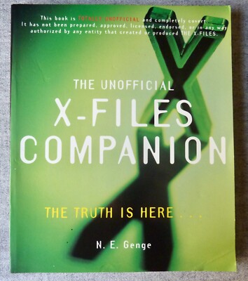 THE INOFFICIAL X-FILES COMPANION : N. E. GENGE. TASCHENBUCH. KOMPLETT. TOP.