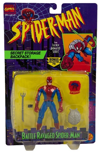 ToyBiz Spider-Man Movie Battle Ravaged Green Goblin Action