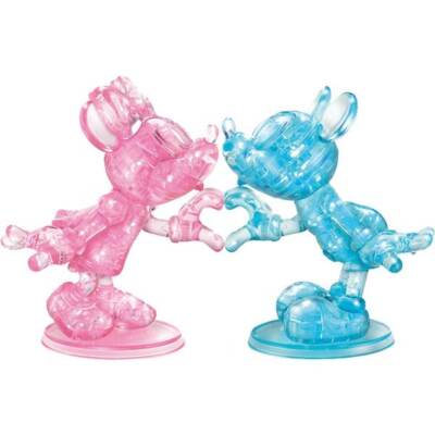 Hanayama Hanayama Crystal Gallery Mickey & Minnie [68-teiliges 3D-Puzzle].