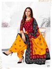 Indian Pakistani Womens Printed Crepe Suit Dress Stitched Salwar Kameez Shalwar