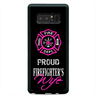 Firefighter's Proud Wife Case Cover Samsung Galaxy Note 20 Ultra 10 Plus 9 8