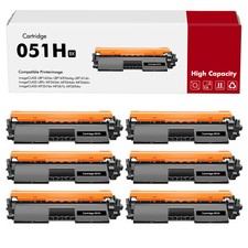 6PACK Toner Cartridge Compatible for Canon 051H LBP162dw MF264dw MF267dw MF269dw