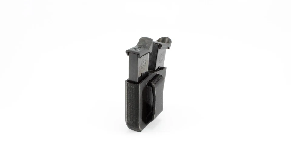 DOUBLE MAG POUCH RUGER LCP 2 380 - RH SHOOTER - Mag Holder Fits Belts up to 1.5" - Image 3 of 4