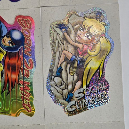 Allstar Girls Y2K Sports Holofoil Set of 15 Vending Machine Stickers 2003 - Picture 17 of 18