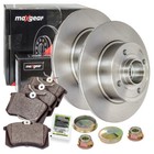 Bremsscheiben + Radlager + ABS Ring + Beläge hinten für Renault Clio Megane