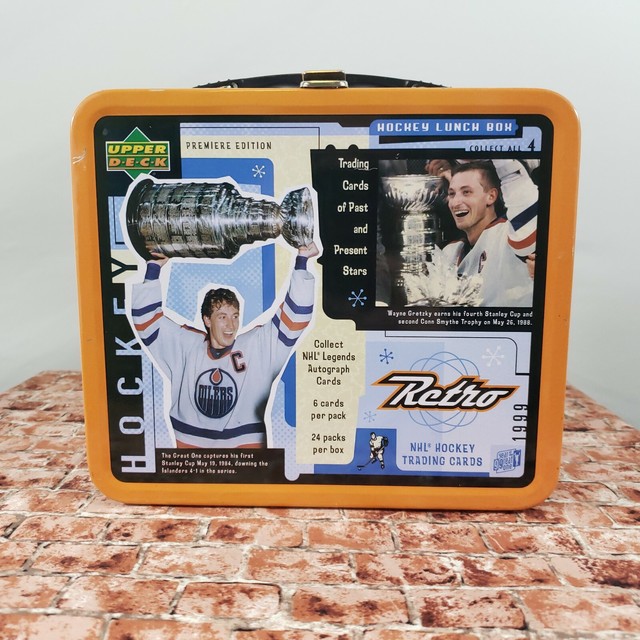 1999 Upper Deck Wayne Gretzky Tin Hockey Lunch Box Edmonton Oilers eBay