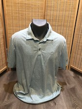 TravisMathew Golf Short Sleeve Men's Polo Shirt XL company logo on sleeve h25