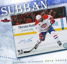 P. K. SUBBAN Signed Montreal Canadiens 8x10 Photo - 70205