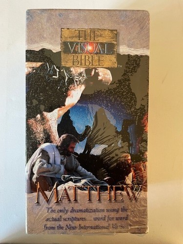 Bible Movie Visual Bible Matthew 4 VHS Video Tape Box Set NIV Brand New Sealed - Picture 2 of 5