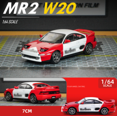 um 1/64 W20 MR2 改 ZD UM 1:64 JDM MR2 W20 Racing Sports Model Toy Diecast Metal
