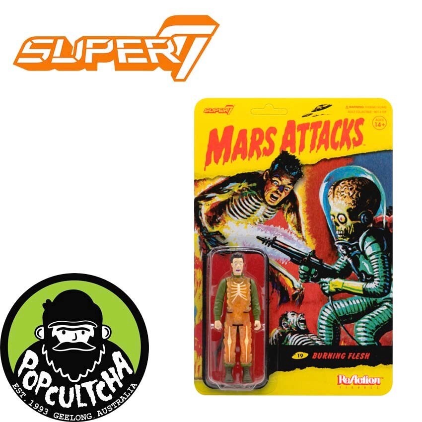 Mars Attacks - Burning Flesh ReAction 3.75” Action Figure