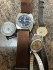 Vintage Timex Watches, AS IS Parts/Repair, 4 styles