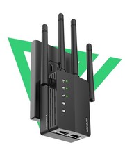 WiFi Extender Dual-Band 5.8G 2.4G Wireless Repeater Coverage to 12880 Sq. Ft