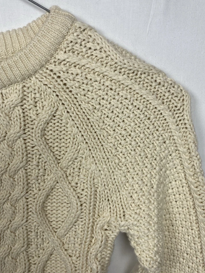 Suéter Gap Niños Niñas Talla Mediana Tostado Manga Larga Cuello Redondo Pull-Over Foto 4 de 4