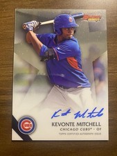 KEVONTE MITCHELL cubs 2015 Bowmans Best of '15 Refractor AUTO Chicago