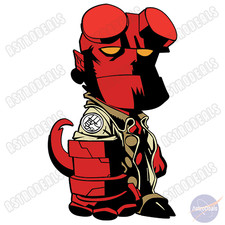 Hellboy Comic sticker window laptop bumper vinyl decal