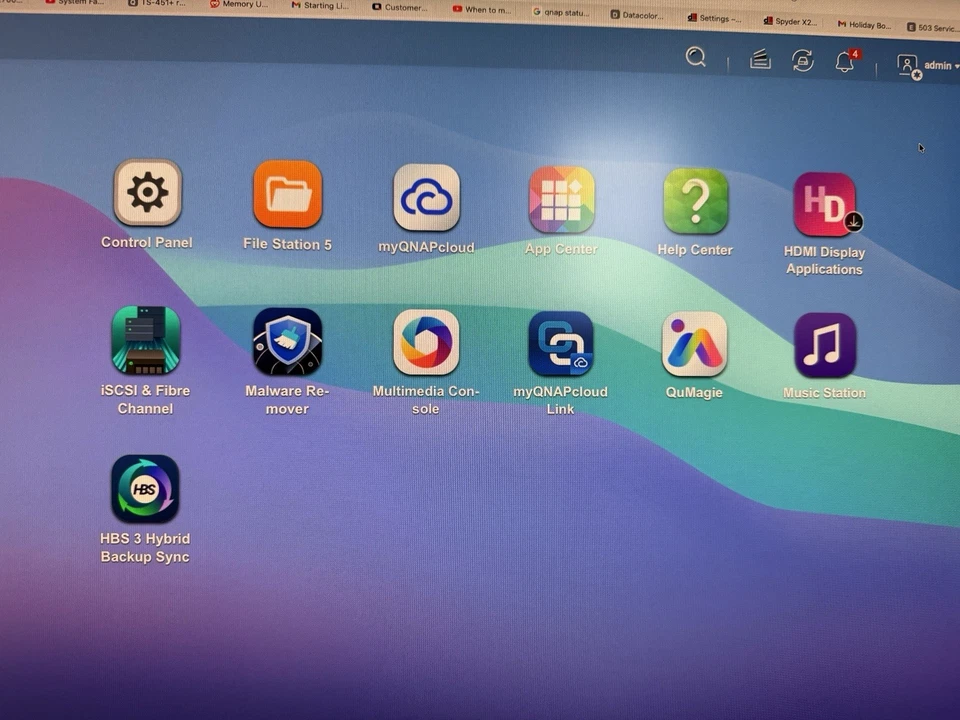 QNAP ‎TS-451 4-Disk NAS -with Charging Cable - No HDDs Comes With original Box - Image 3 of 4