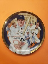 BABE RUTH 6.5&rdquo; DECORATIVE PLATE - THE HAMILTON COLLECTION - 1992