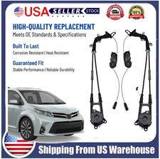 Pair Power Sliding Door Cable Assembly Left +Right For 2011-2020 Toyota/Sienna