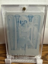 2019 Panini Leather and Lumber Bryce Harper Printing Plate 1/1 Cyan SSP Rare 