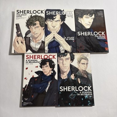 Sherlock Holmes Manga Compete Season One & A Scandal in Belgravia Part 1-2 Lot 5