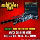 Borderlands 4✨ MODDED 377K DPS TRUCK SNIPER BL4 CRAZY DAMAGE✅PC-PS-XBOX✨