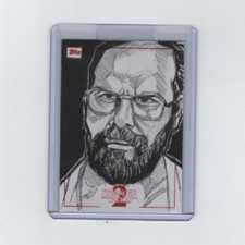 STRANGER THINGS SEASON 2 MURRAY BAUMAN SKETCH CARD BY ARTIST JAMES O'RILEY  1/1!