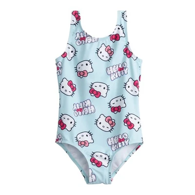 Hello Kitty - Maillot de bain 1 pièce motif/style personnage - Fille (NS10044) - Photo 1/4