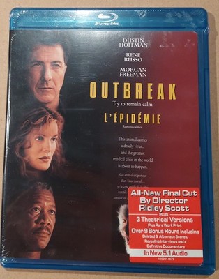 Outbreak 1995 Blu-Ray Hoffman Russo Freeman New/Sealed!
