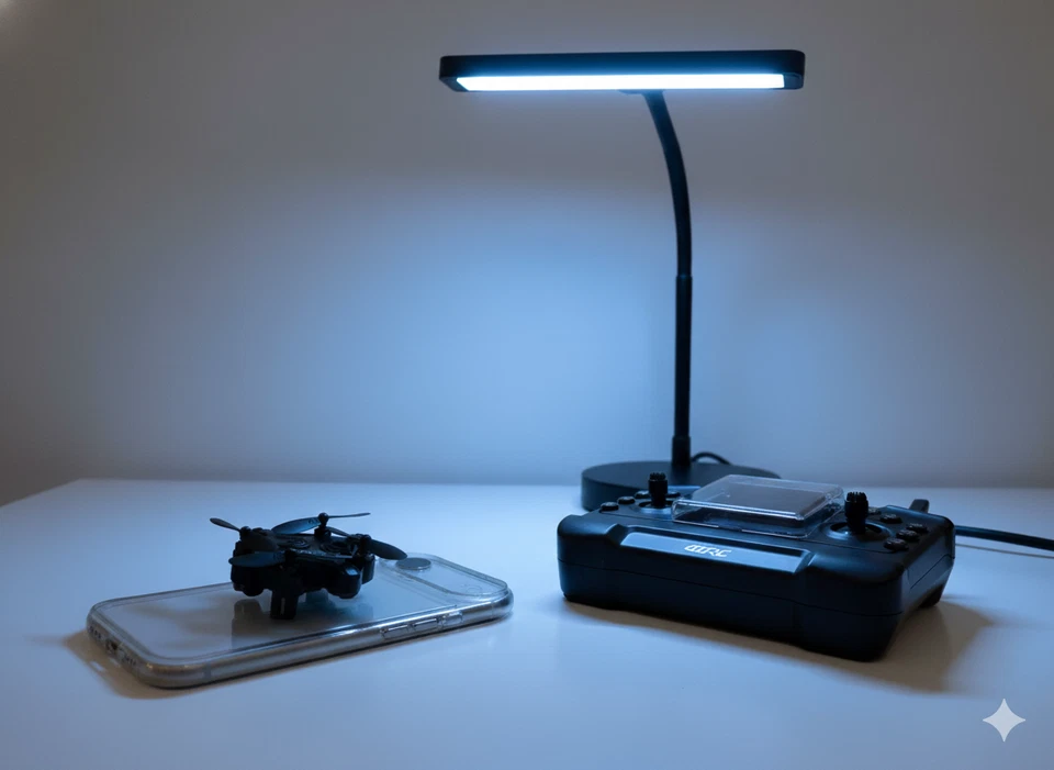 2.4G 4CH 6-Axis Mini RC Drone Quadcopter LED Gyro Toy Aircraft w/Remote - Image 2 of 4