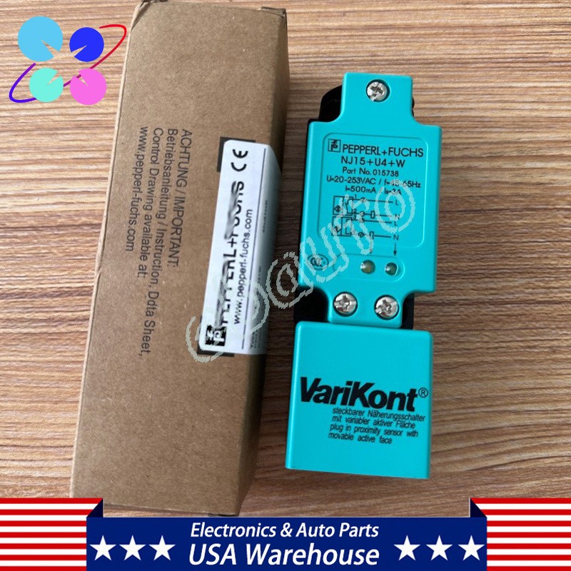 New For Pepperl & Fuchs NJ15+U4+W NJ15U4W Inductive Proximity Sensor US Stock