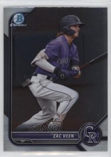 2022 Bowman Chrome Prospects Zac Veen #BCP-165 0c6
