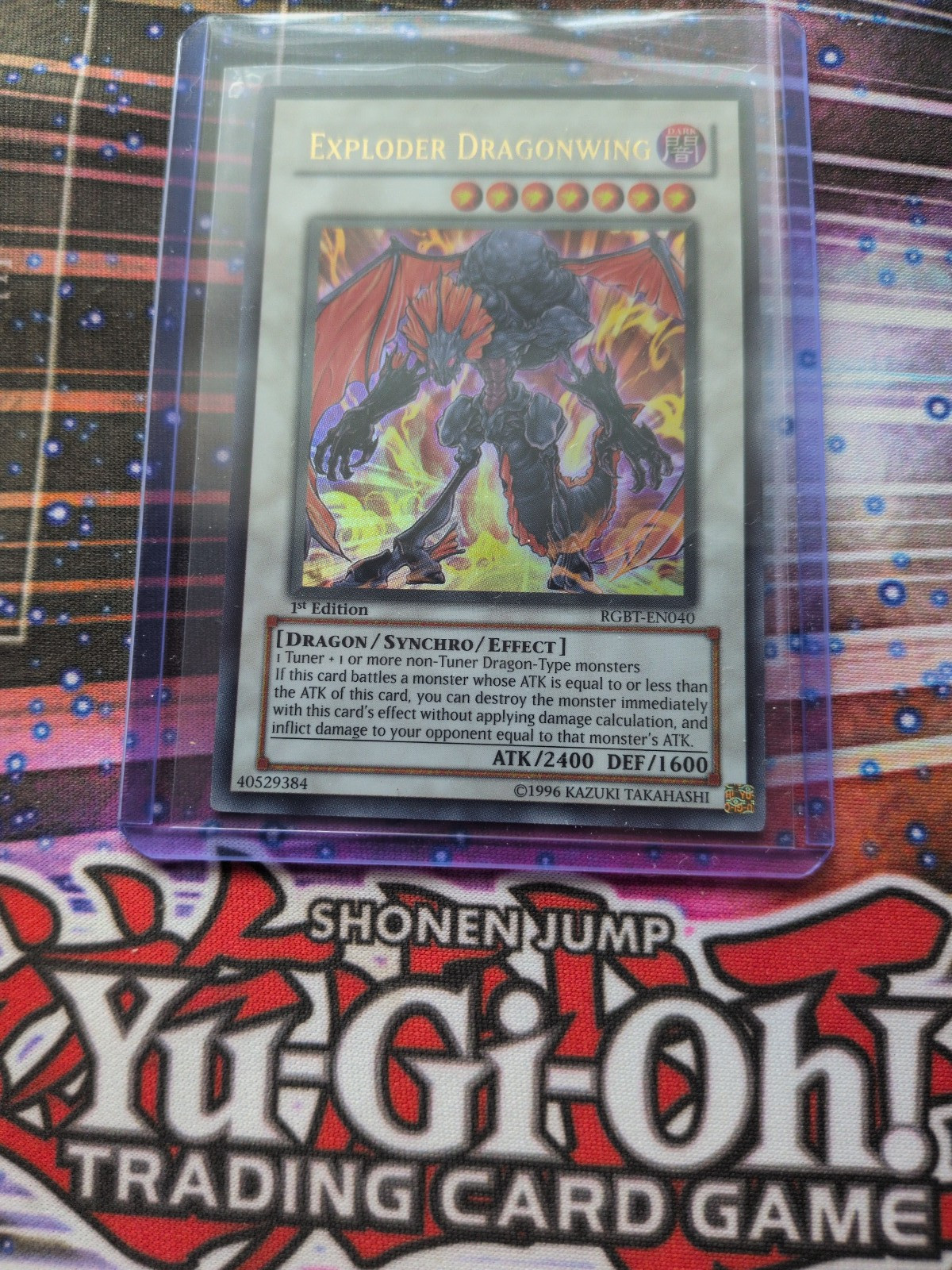 Yugioh Exploder Dragonwing (RGBT-EN040) Raging Battle 1st Edition Lightly Played