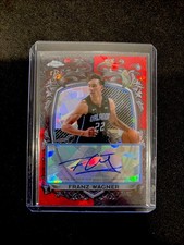 FRANZ WAGNER 2025-26 Topps Chrome Basketball Red Refractor Auto /5 Magic