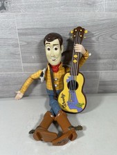 Disney Pixar Toy Story 2 Strummin Singing Woody Doll with Guitar 